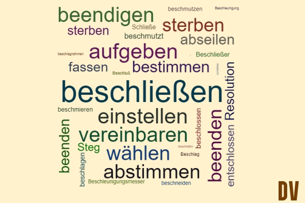 beschließen