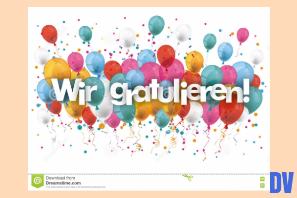 gratulieren