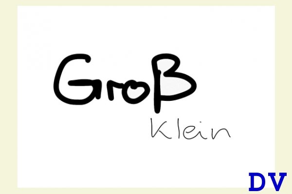 groß