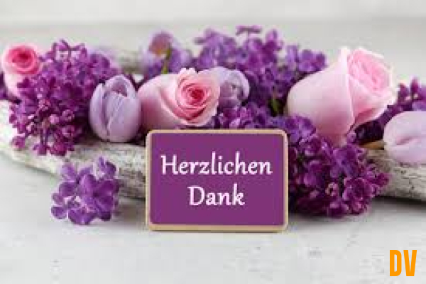 sich bedanken