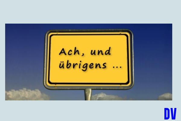 übrigens
